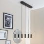 Ceiling Light 6 Head Matt Black