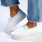 Soviet Blaire Platform Sneaker - White - 8