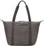 Troop London Organic Cotton Carry Handle Sling Bag Charcoal