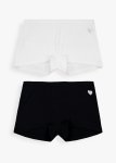Plain Cotton Rich Boylegs 2 Pack