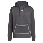 Adidas Mens Team Issue Pullover Hoodie Team Grey Four-mgh Solid Grey Medium