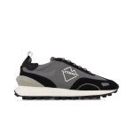 Low-top Logo Sneaker -black grey