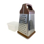 Totally Home Stainless Steel Grater With Storage Container