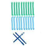 23 Piece Heatless Waves Curlers No Heat Styling Rollers Kit