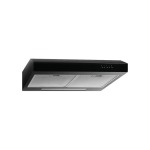 60CM Slimline Cooker Hood - Black