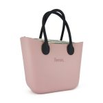 Fenn Original Collection Pink Pattern 45 Inner Silver Zip Black Round Microfiber Handle - Ys Travel Bags