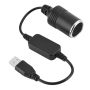 5V 2A USB To 12V Cigarette Lighter Socket USB Revolving Female