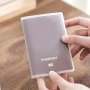 Frosted Clear Passport Cover Transparent PVC Passport Holder Creative Travel Certificate Document Organizer