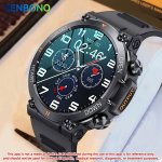 Senbono Round Smart Watch With 3.53CM Screen Wireless Dial Answer Call Watch Activity Fitness Watch 400MAH Outdoor Sports Smartw