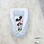 Mickey Mouse Light Blue Baby Nest Pod Newborn Lounger