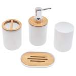3 PC Bamboo Bath Set