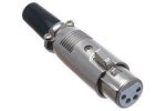 4 Pin Inline Xlr Cannon Female
