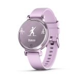 Garmin Lily 2 Active - Silver With Purple Jasmine Silicone Band