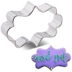 Long Fancy Plaque Cookie Cutter – 10.4CM