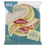 Albany White Wheat Wraps 270G