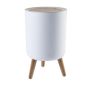 Home Decor Nordic High Foot Trash Can Dustbin Press Lid 37CM