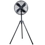 Swan Stealth Black 45CM Tripod Pedestal Fan