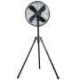 Swan Stealth Black 45CM Tripod Pedestal Fan