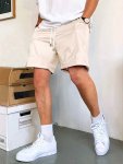 Men's Solid Color Non Stretch Cargo Shorts Multi-pocket Durable Cargo Shorts For Summer Outdoor Hiking And Traveling
