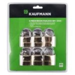 Kaufmann Brass Lock Set 6 PC 50MM