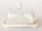 Marble Cheese Board With Glass Dome – 16X28X18CM