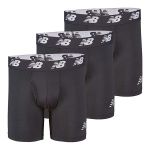 New Balance Men's Premium Performance 6-INCH Boxer Briefs - 3 Pack