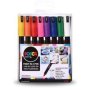 Uni Marker PC-1MR Set - Ultra-fine Pin Tip - 0.7MM 16 X Assorted Colours