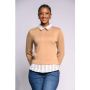 Brown Twofur Top