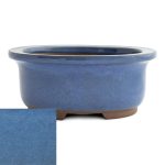 Japanese Glazed Deep Oval Container 130 X 110 X 55MM - Kinyou