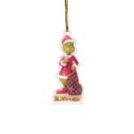 Plastic Hanging Grinch With Bag 8CM
