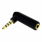 90 Degree 3.5MM Stereo Jack Adapter
