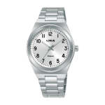 LORUS Sports Women's Quartz Watch Silver White Sunray Dial
