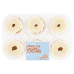 Vanilla Caramel Cupcakes 6 Pack
