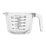 @home Measuring Jug Black 0.5L