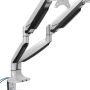 Bracket - Dual Monitor Interactive Counterbalance Aluminum Monitor Arm 3.0 USB Port And Multi-media Port