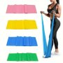 1PC/2PCS Elastic Resistance Bands Yoga Tension Bands For Gym And Home Fitness Exercise Yoga Stretching Pilates Workout