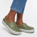 Crocs Crocband Clogs - Army Green - 9