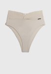 Calvin Klein High Waist Bikini - Stony Beige
