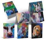 Better Office Products 50-PACK All Occasion Greeting Cards Box Set 4 X 6 Inch 50 Assorted Blank Note Cards & 50 Envelopes 6 Colo