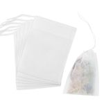 300 Pcs Disposable Empty Tea Bags For Loose Leaf Tea Non-woven Fabrics Tea Filter Bags With Drawstring For Tea Coffee Spice Herb