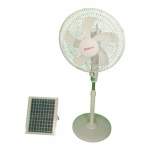 SMTE-16 Fussion Solar Rechargeable Stand Fan FT63 With Keychain