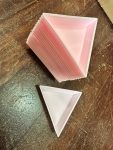 Small Triangle Trays For Nail Art Demo