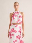 Maisie Halter Tie Up Top - 16 Small Zila Co-ord