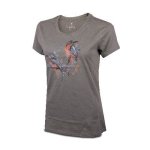 WLA155 Sage Leaf Perched Kings Ladies Tee - 3XL