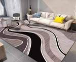 3M Smte Modern Quality Geometric Design SA4 Rug With Keychain