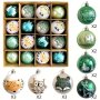 Christmas Decoration Electroplated Plastic Ball Christmas Ball Set Ornaments