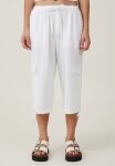 Cotton On Haven Capri Pant - White