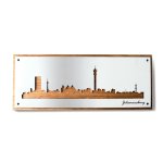 Joburg Skyline Brushed Aluminium