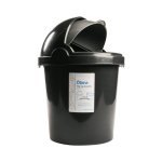 Dustbin 12L Black + Flip Lid