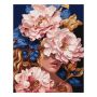 Vibrant Floral Crown Unframed Paint By Numbers Kit 40X50CM
